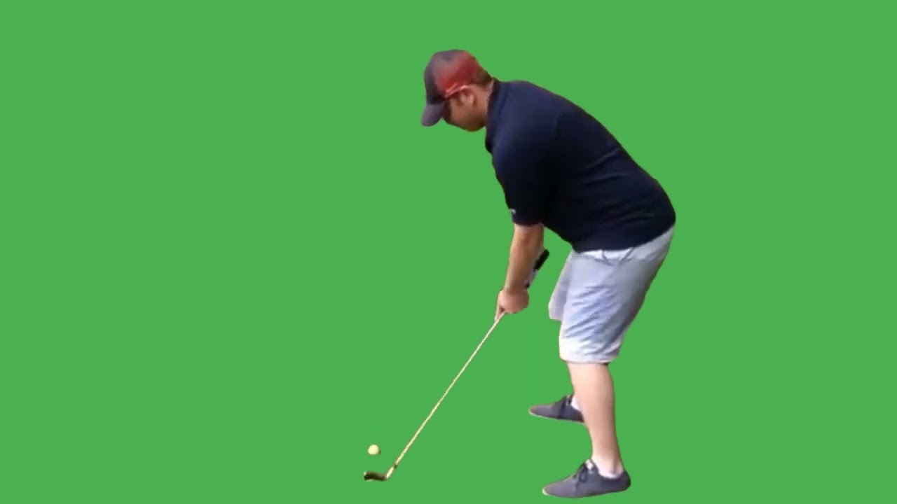 Golf jumpscare greenscreen