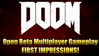 DOOM Open Beta Multiplayer Gameplay! (Xbox One First Impressions)