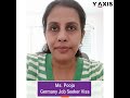 Pooja  germany job seeker visa  yaxis