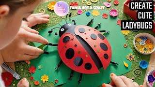 How to Make Beautiful Ladybug for child !
