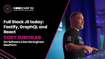Full-stack JS today: Fastify, GraphQL, and React - Cody Zuschlag | NodeConf EU 2022