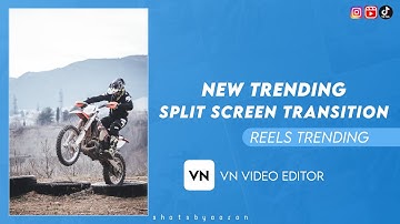 New Trending Split Screen Transition | VN Editing Tutorial Malayalam | Shotsbyaaron