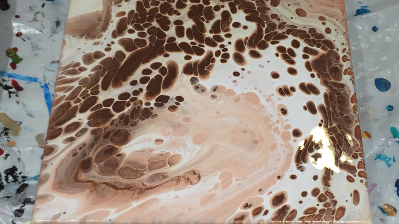 (87) Acrylic Straight Pour with DecoArt Pouring Medium and Floetrol- No ...