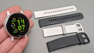 Garmin VivoActive 5 - How to Remove & Change Straps / Band