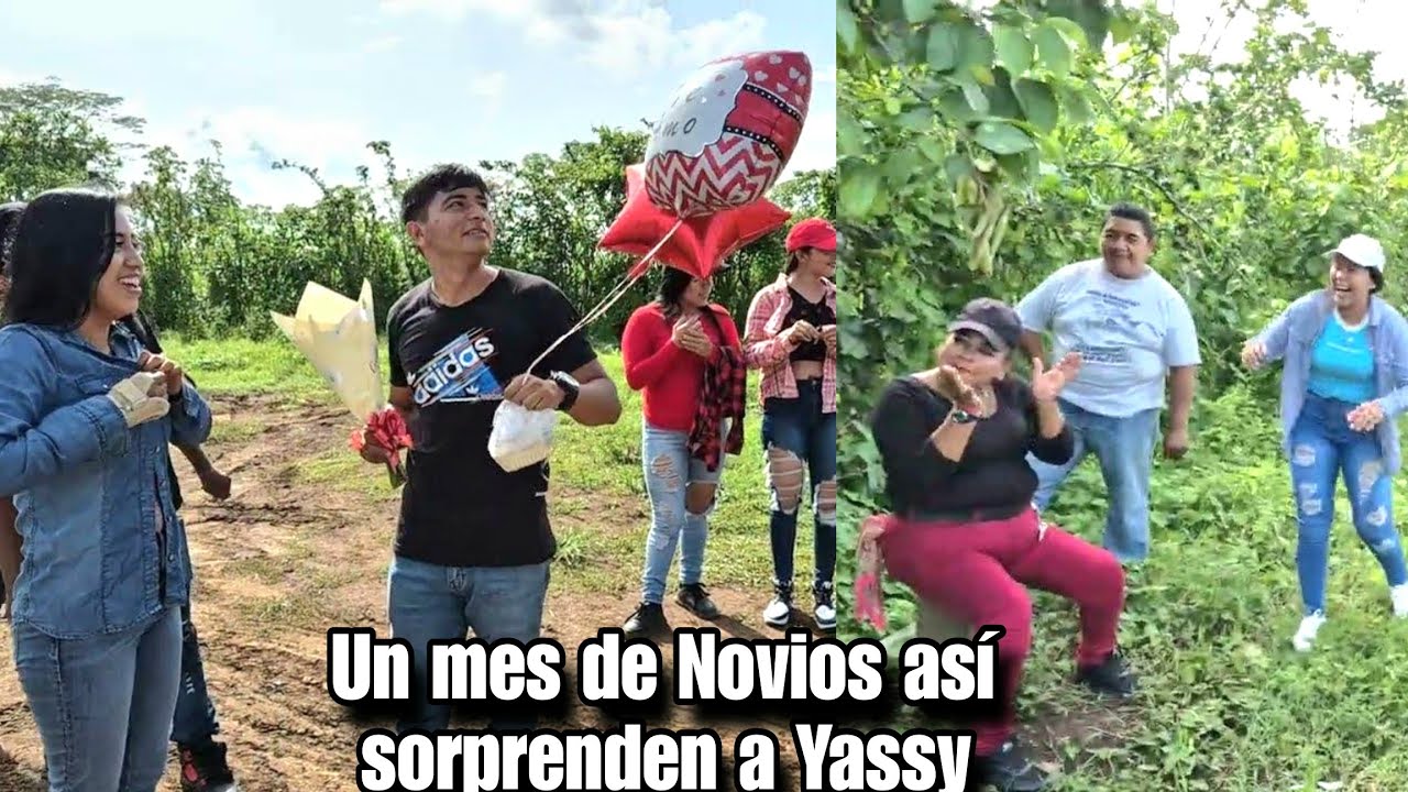 Wooo Ya Un  mes de Novios  Wicho así  Sorprende a Yassy frente a todos