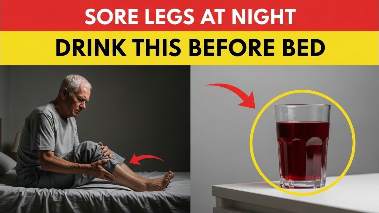 Seniors, Drink THIS After Dinner to Boost Leg Strength While You Sleep