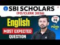 SBI PO 2026 | SBI Clerk 2026 | English Most Expected Questions #6 | By Parth Krishan Upadhyay