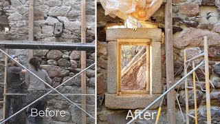 Stone House Renovation  Part 2: Opening a window