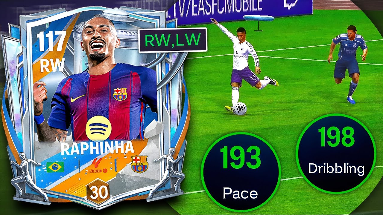 112 RW RAPHINHA Review – The Ultimate RW?? Step Overs, Dribbles & Goals ...