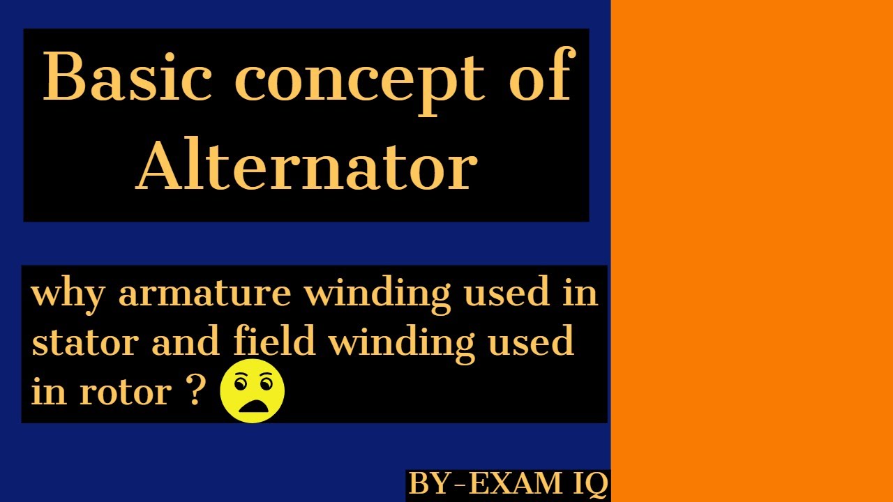 BASIC CONCEPT OF ALTERNATOR!!  BY-EXAM IQ