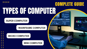Classification of Computer I Types of Computer Super Mainframe Mini Micro