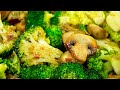Brokkoli wurde noch nie so kstlich zubereitet brokkoli mit champignons und ofenkartoffeln