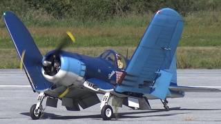 FANTASTIC SOUNDING RC WARBIRD SUPER MOKI CORSAIR F4U
