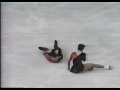 Piece on the Dangers of Pairs' Skating - 1988 Calgary, Figure Skating, Pairs' Short Program (US ABC)