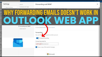 Why does email forwarding fail in Outlook on the Web: What is the alternative to forwarding emails