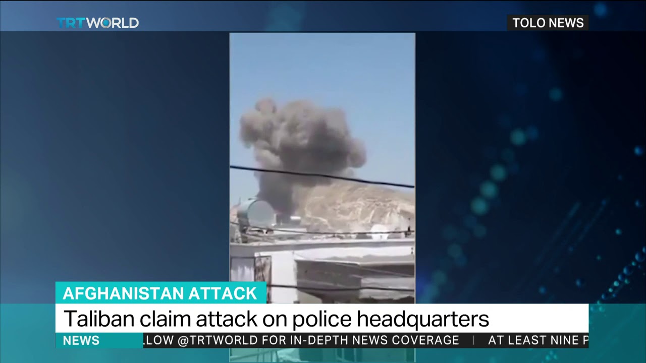 Taliban claim responsibility for attack on provincial police hq newspaper mockup