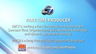 Job of the Day: ABC7 WWSB seeks a Part-Time Producer