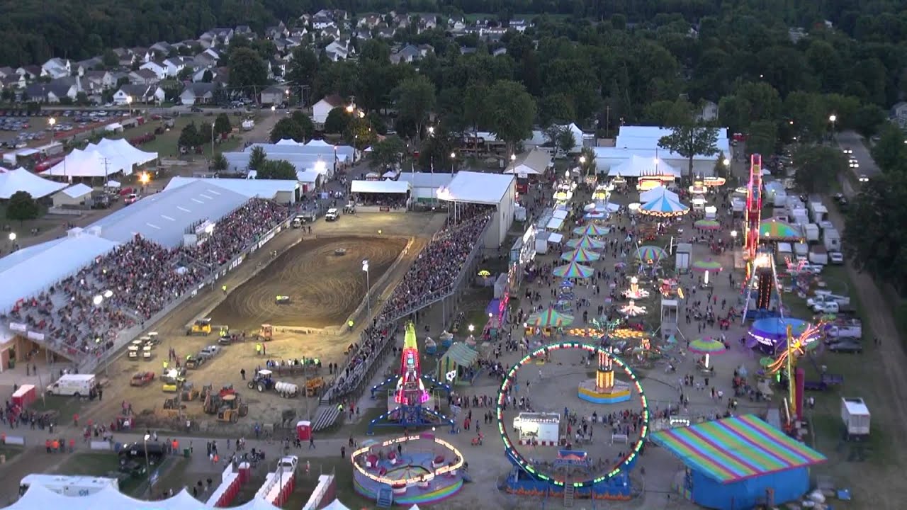 Aerial Video of The Armada Fair 2013 YouTube