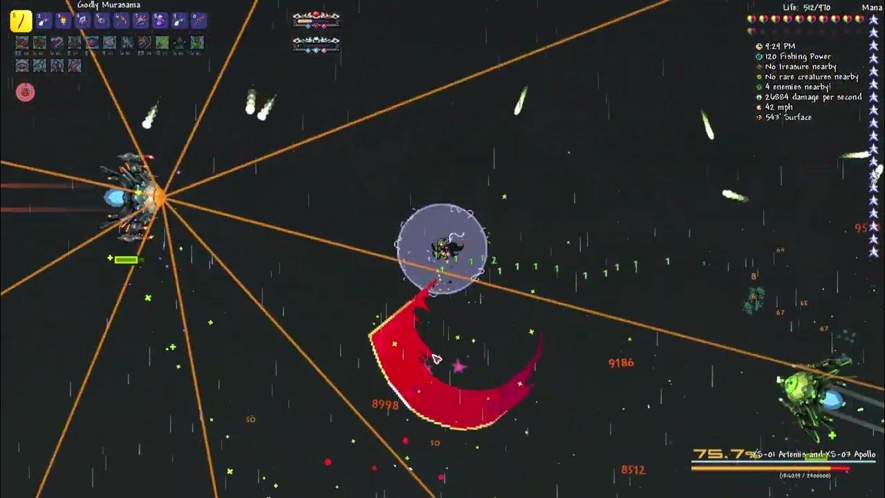 【Terraria Calamity Mod 2.0.1】Infernum Mode Draedon and Exo Mechs【True