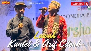 Lawak Lucu.. Kuntet &Arif Citenk - Parijatah Kulon Bersholawat As-Sa'adah Banyuwangi 2024