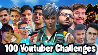 I Got 100 Youtubers Challenge #1