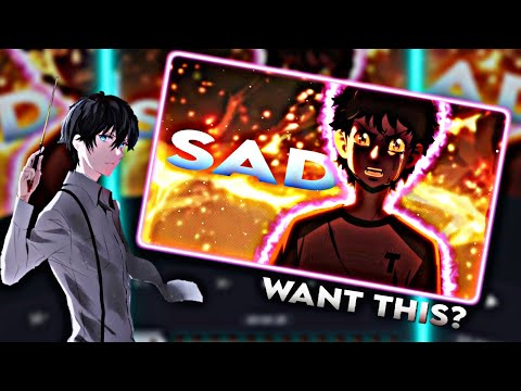 🥀BADASS AMV THUMBNAIL - How to make AMV thumbnail | Alight Motion 📱
