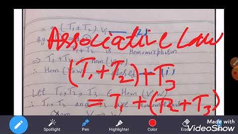 How Hom(V,W) is a vector space?