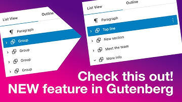 NEW! Rename Gutenberg Group Blocks in WordPress