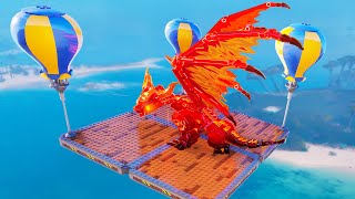 Can The Fire Dragon Survive Fall Damage? @LEGOFortnite