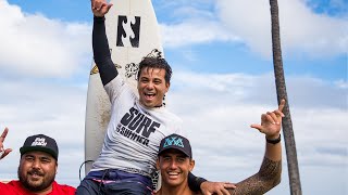 Keanu Asing Goes Near-Perfect To Win Local Motion Surf Into Summer At Home In The Hawaiian Islands