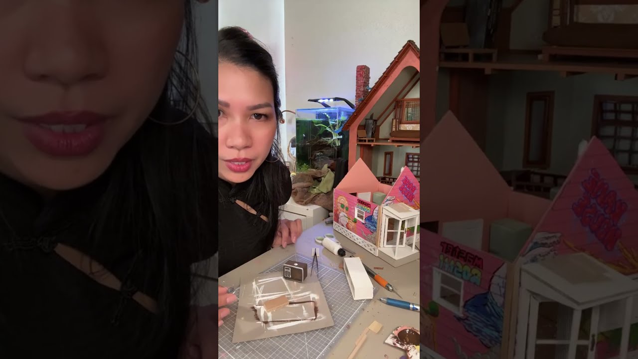 Crafting with Phebe is live! miniature dollhouse