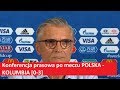 Konferencja po meczu Polska - Kolumbia [0-3] Adam Nawałka