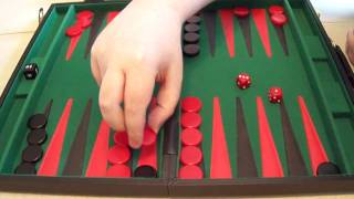 Backgammon for complete beginners.  Part 7 - Hitting and re-entering. screenshot 2
