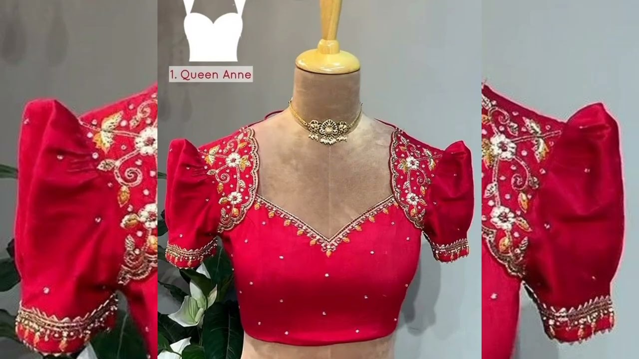 Blouse ke behtarin designs new#fashion #partywearsaree 