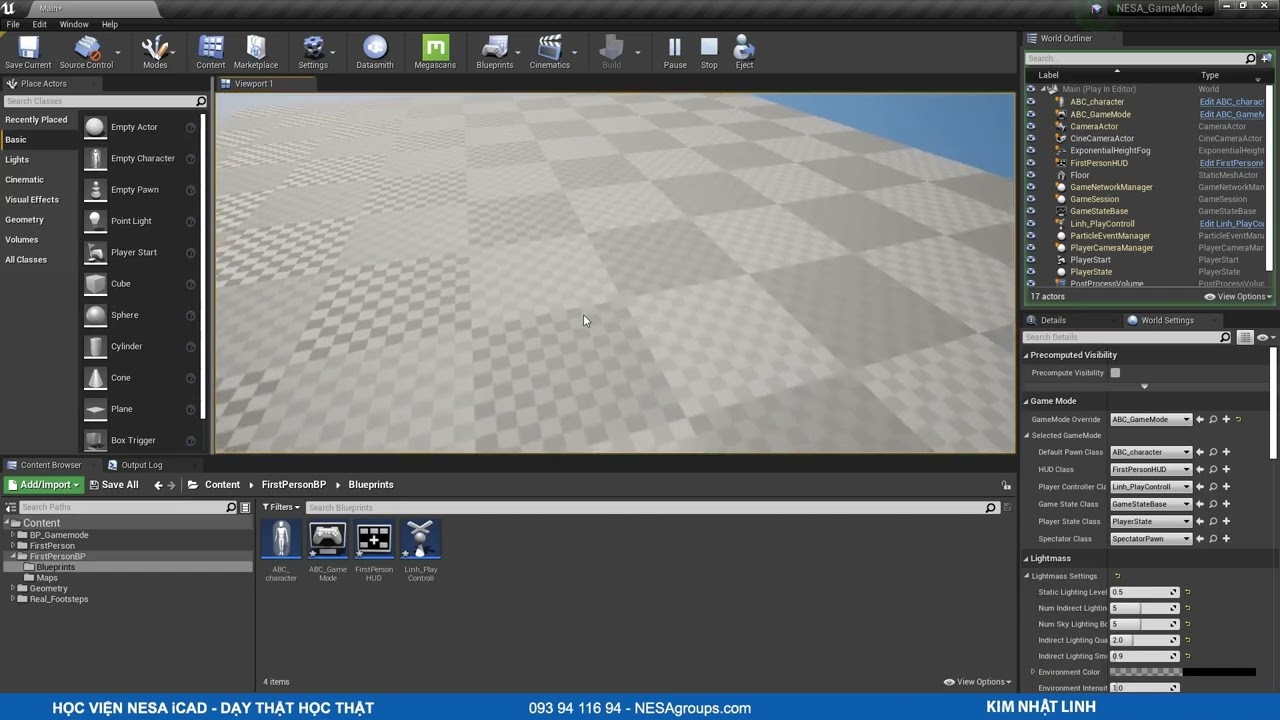 Buổi 25+26 Phần 2 Hiệu chỉnh nhân vật character collision