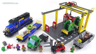 Lego City 2014 Cargo Train Set Review 60052 Re Upload