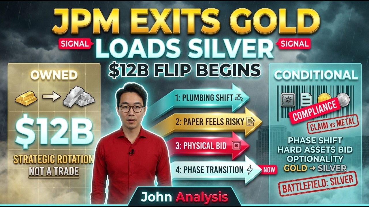 JP MORGAN выходит из золотого сектора и загружает серебром — начинается стратегическая сделка сто...