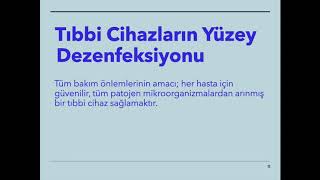 11.Sınıf Aseptik Uygulamalar Dersi Yüzey Dezenfeksiyonu İşlem Aşamaları