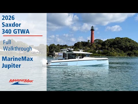 ALL NEW | Saxdor 340 GTWA | MarineMax Jupiter