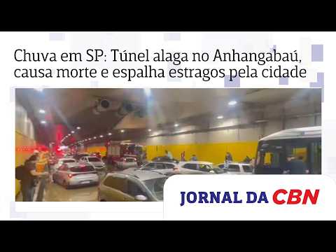 Rain in SP: Anhangabaú tunnel floods, causes death and leaves trail of destruction across the city