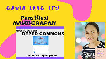 How to Access DepEd Commons?(Tagalog)|Teacher Gracy Jean