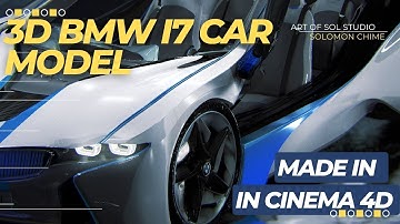 3D model BMW I7 Product model-Cinema 4D-Solomon Chime