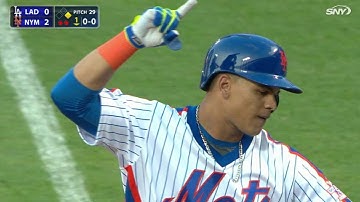 LAD@NYM: Lagares drives in two runs with a single