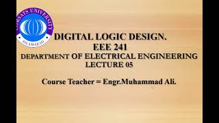 EEE241 Digital Logic Design Lecture 05 Logic Gates Introduction