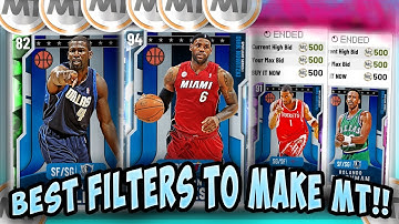 NBA2K20 - BEST FILTERS TO USE NOW!! MAKE FAST EASY MT WITH THIS EMERALD?!! AUCTIONS FIXED