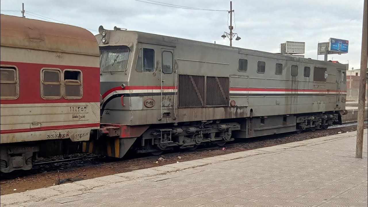 رحله قصيرة بخط (المنصوره ← طنطا) بجرارين هنشل