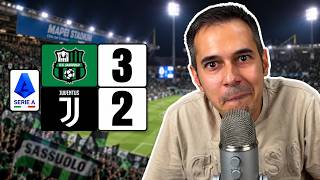MAMMA MIA CHE SPETTACOLO‼️ SASSUOLO-JUVENTUS 3-2