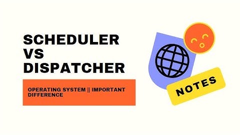 Scheduler VS Dispatcher || Important Topic || Operating System || ShinV Learners