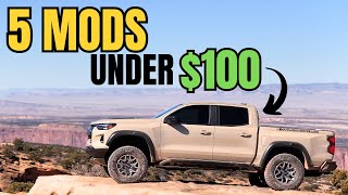 2023+ Colorado/Canyon 5 Mods For Under $100
