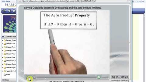 College Algebra Online Orientation Part 2